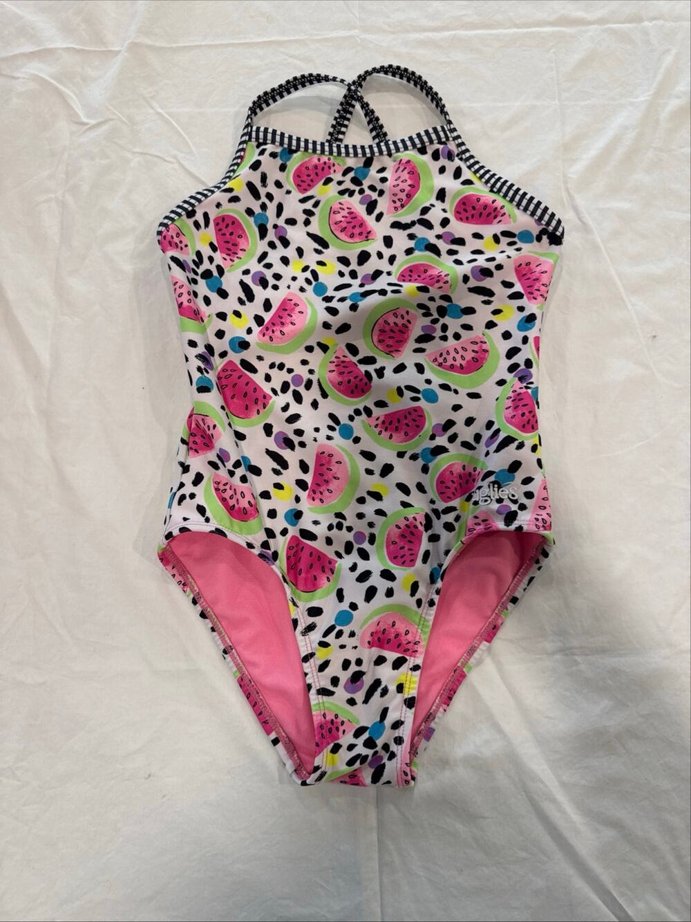 Uglies One-piece Girls Sz 14 Watermelon Swimsuit